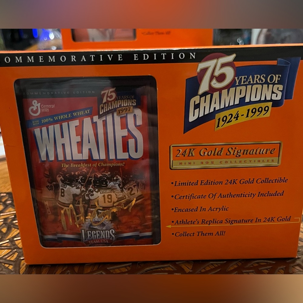 Wheaties 75 years of champions “Mark Eruzione”